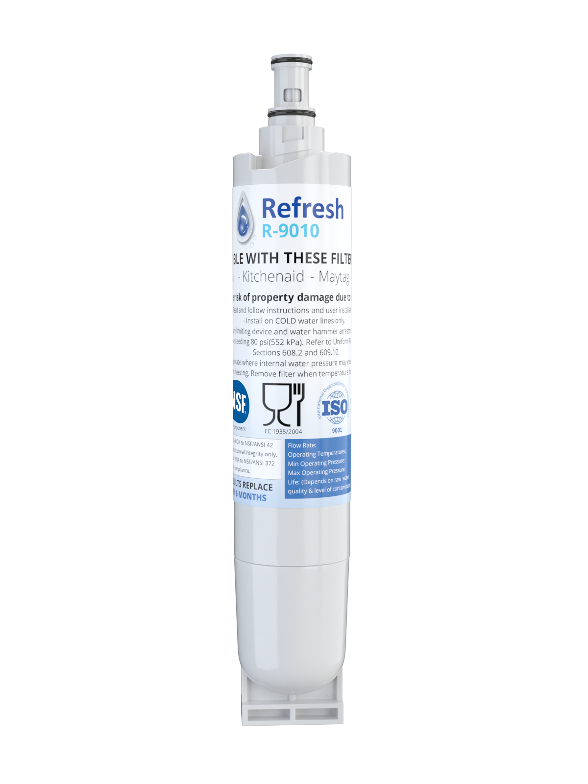 Refresh R-9010(a) Replacement Water Filter - Fits Kenmore 9010, 50593, 58582, and more!  10.00% Off Auto renew